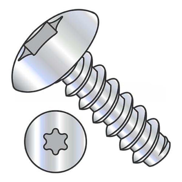 Usa Industrials Self-Drilling Screw, #10-16 x 1/2", Zinc Plated Steel Truss Head Torx Drive BULK-SCRW-14922 - main